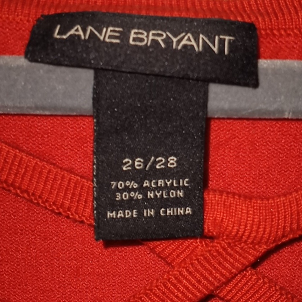 Pre-loved Lane Bryant red thick sweater top